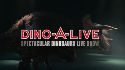 12月11日(金)から開催される『ディノアライブの恐竜たち展』内の巨大ビジョンへ超高精細な恐竜映像コンテンツを提供！