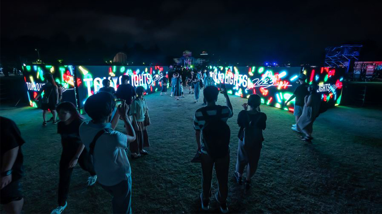 「TOKYO LIGHTS 2023」光の祭典エリア